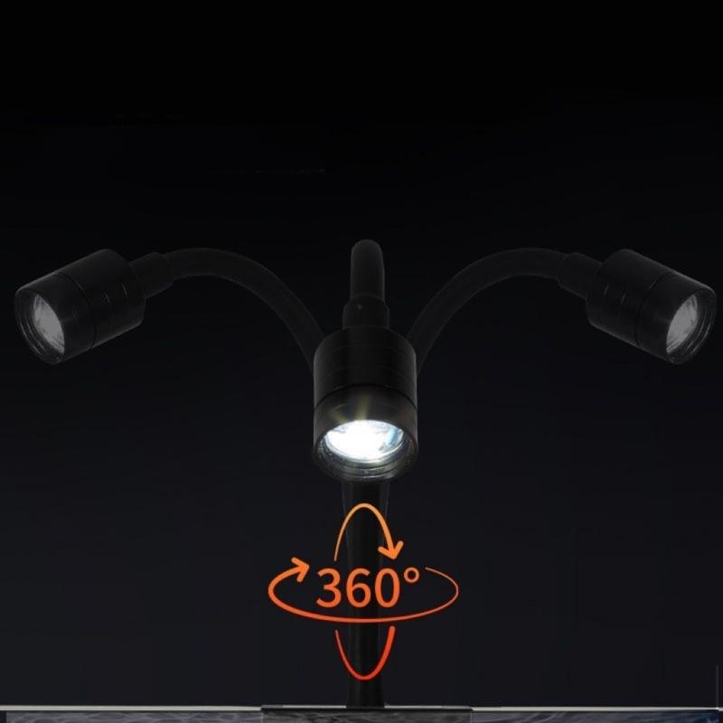 Regulable Brightness Light Lighting Aquariums LED Light Fishes Tanks Clip Light for Saltwater Fish Tanks