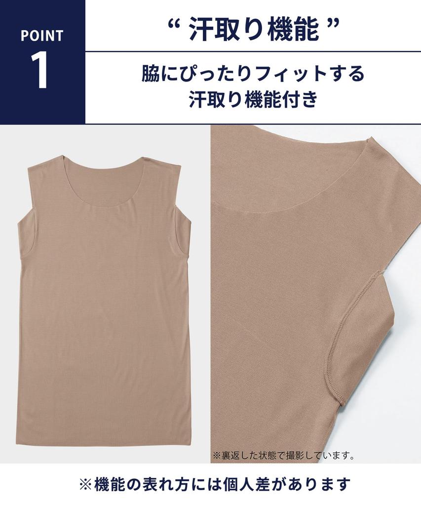 by Wacoal Inner cotton blend free luxurious organic antibacterial and also suitable for white LL [Bros Men] shirt, multi-functional [organic inner],