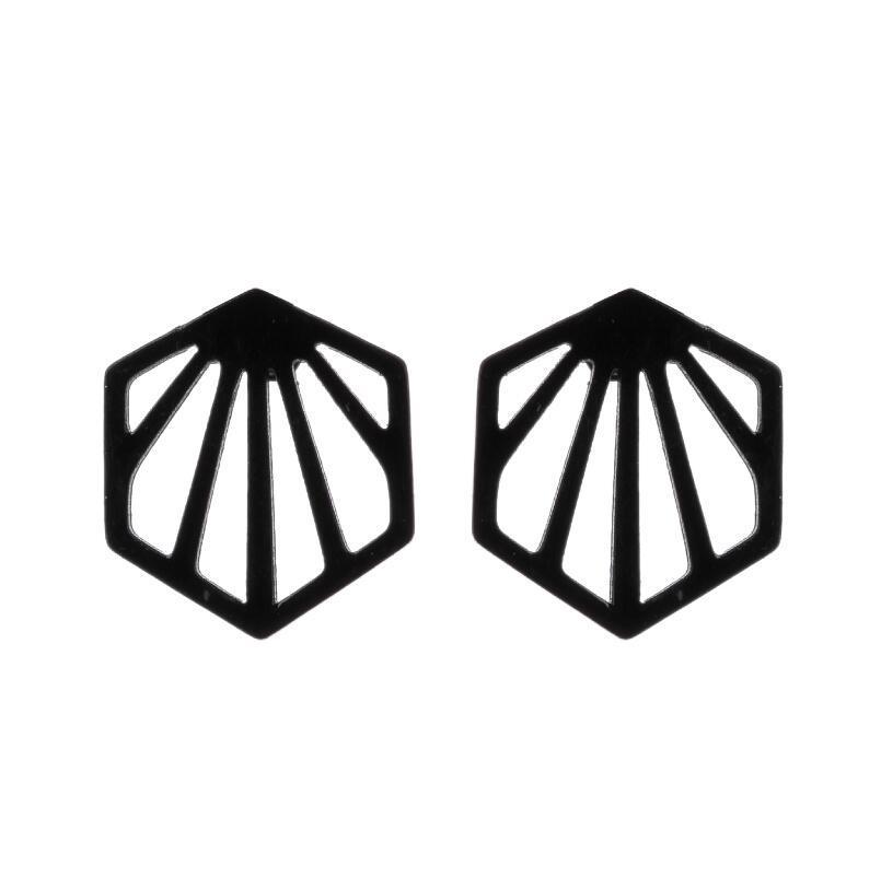 Korean Retro Gingerbread Mermaid & Human Face Asymmetrical Earrings