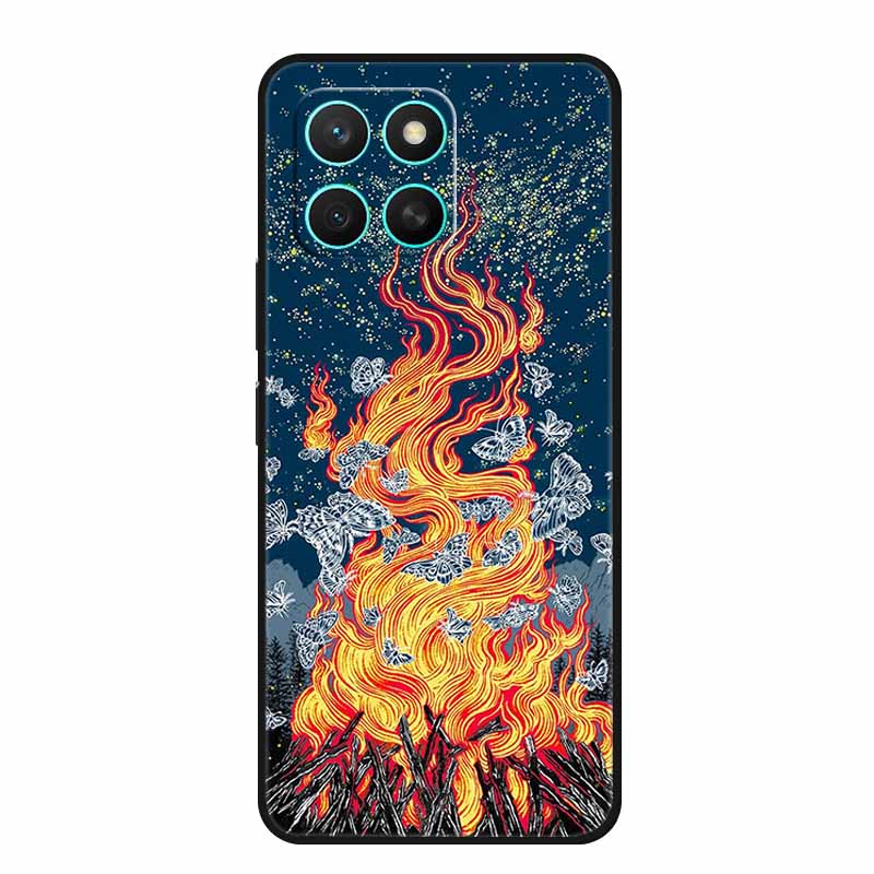 

For Honor X8c Funda Soft TPU Animals Cute Silicone Phone Cover for Honor X8c 2025 Cases Black Bumper Cover For HonorX8c 6.67 POCO X7 Pro