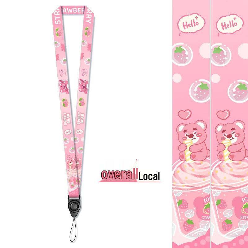 Lanyard Nero Multifunzionale Personalizzato Creativo con Porta Badge Separato per Badge Identificativi dei Dipendenti.