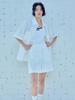 Luvm Back Lettering Shorts_White