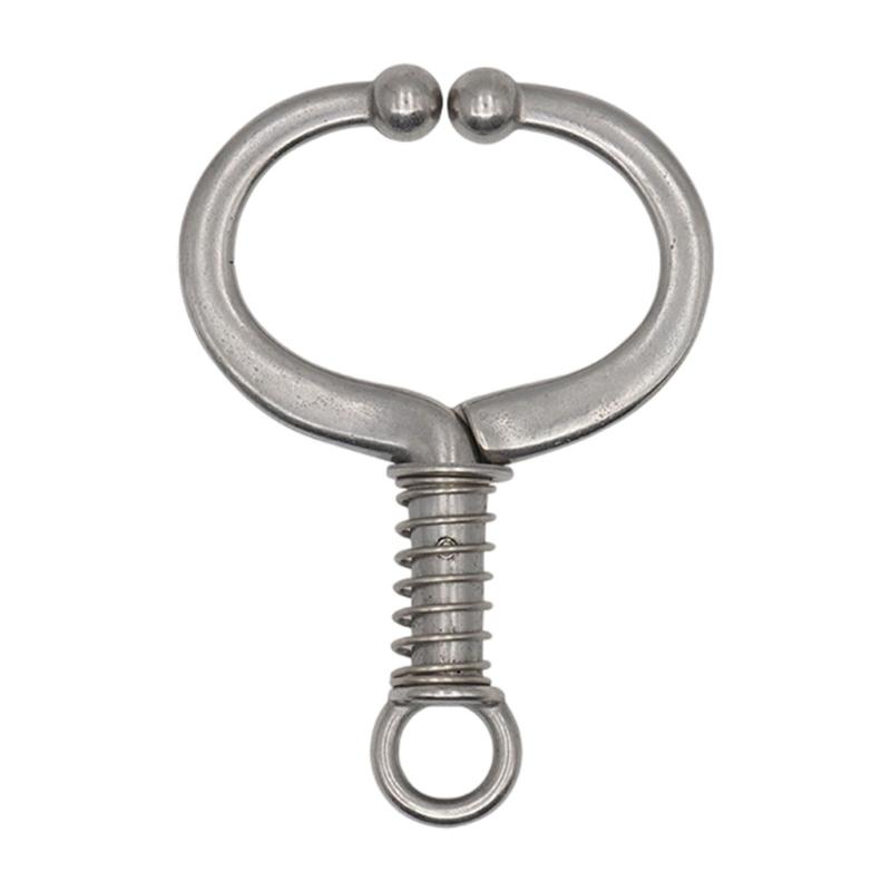Installez facilement des pinces à nez de taureau avec ressort pour des installations rapides sur le bétail Acier au carbone pour la fiabilité
