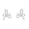 Exquisite Ribbon Bow Earrings: Sweet, Elegant, High-End Design for Women