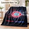Personalisierte Flanelldecke mit Bayern München Aufdruck Warme Gemütliche Decke für Zuhause Sofa Bettwäsche