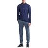 Polo Ralph Lauren Solid Color Button Down Long Sleeve Shirt Men Shirts Blue 710832480001093-001