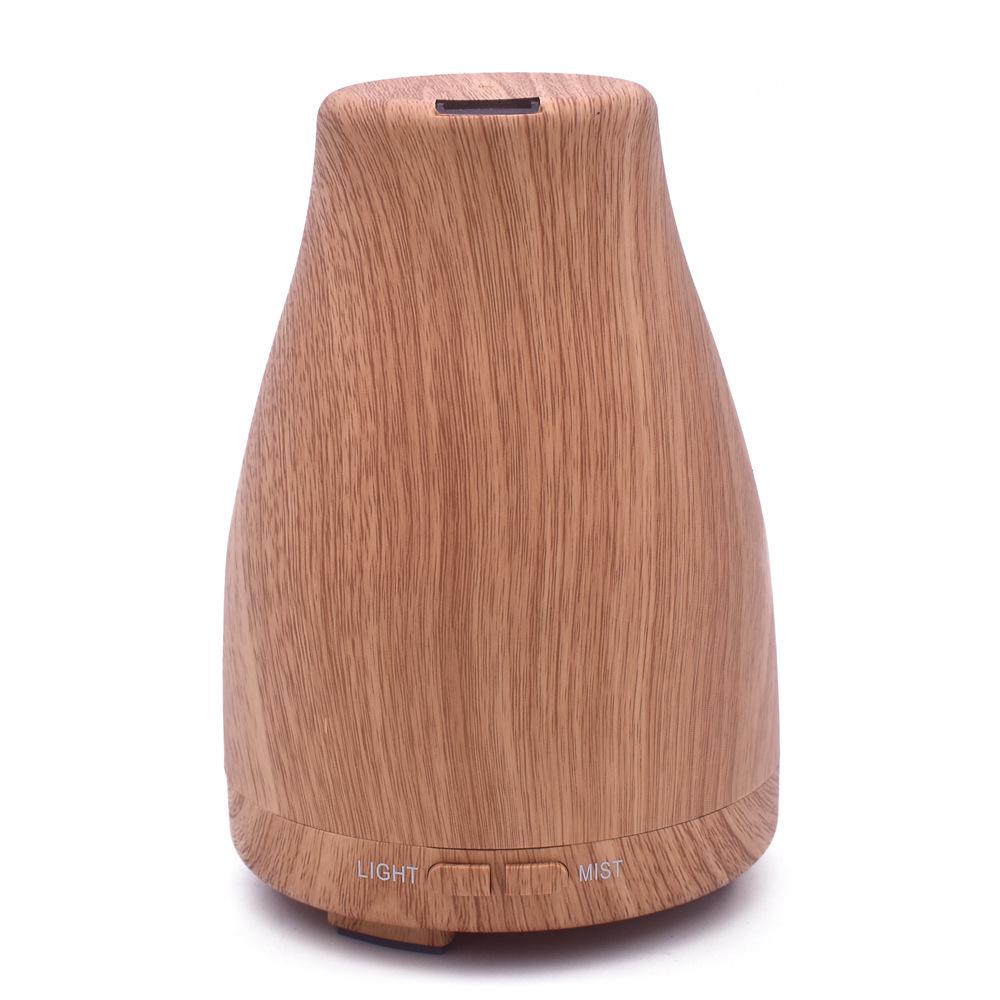Creative Wood Grain Ultrasonic Aroma Humidifier for Home and Office