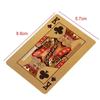 Black Gold Playing Card Poker Game Deck Blue Red Poker Suit Plastic Magic Waterproof Deck Of Card Gift Collection