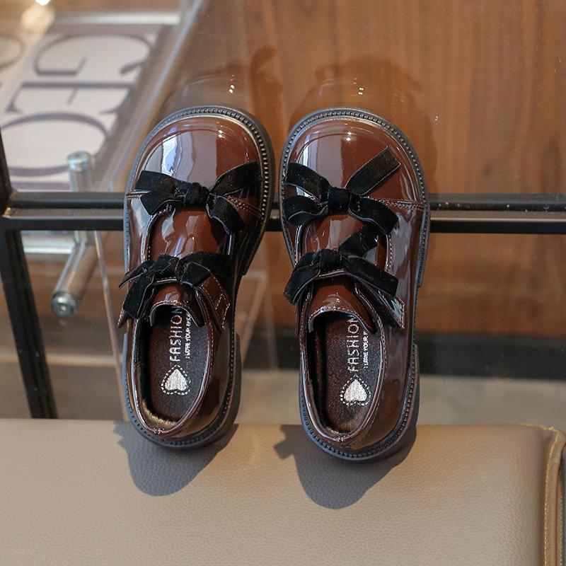 Sweet & Stylish Mary Jane Flats | Double Bowknot Patent Leather Shoes for Girls, Toddler Loafers & Casual Footwear