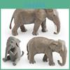 Childrens Pvc Wild Animal Elephant Model Decorative Figurine For Playroom Decor