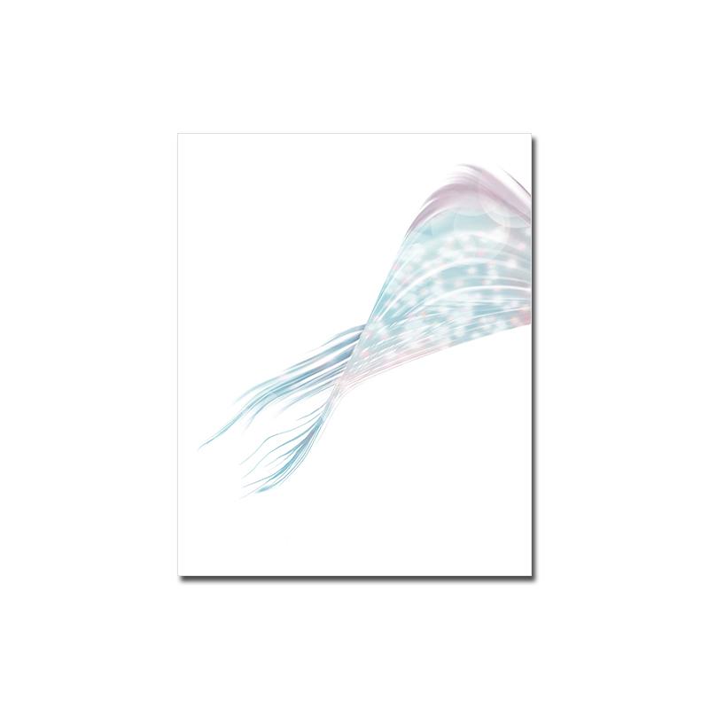 

Детская Настенная Живопись Плакат с Хвостом Русалки Мультфильм Океан Животные Картина На Холсте Синее Море Печать Скандинавская Картина Девушка Спальня Домашний Декор 21cm×30cm NoFrame