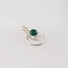 Green Onyx Cab Gemstone 925 Sterling Silver Jewelry Designer Pendant 1.2" For Her PP-68-23