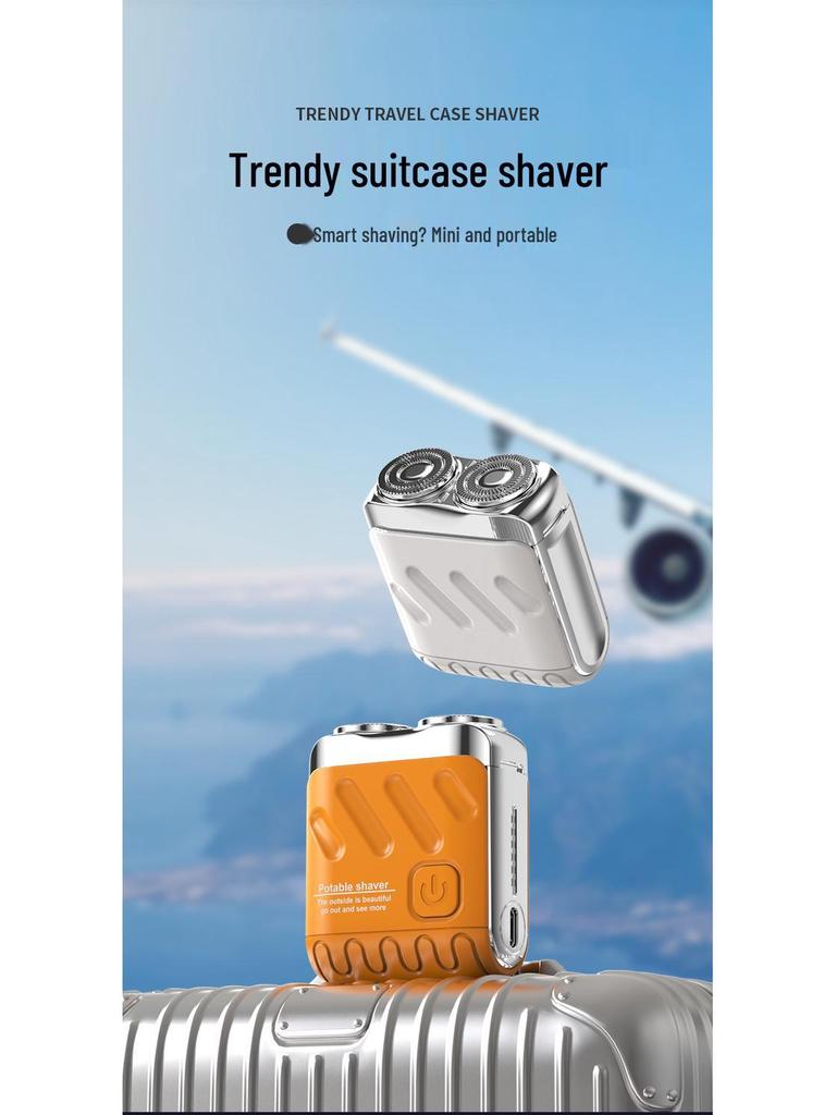 Portable Electric Beard Shaver: Mini Super Clean Razor for Men