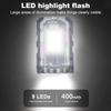LED Mini Keychain Flashlight USB Charging High Bright Flashlight 400mAh Portable Hat Clip Lamp for Camping Fishing Walking