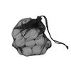 Golf Mesh Bags Small Sports Ball Net Bag Drawstring Pouch Nylon Mesh Bag Convenient Storage Organizer Golf Accessories