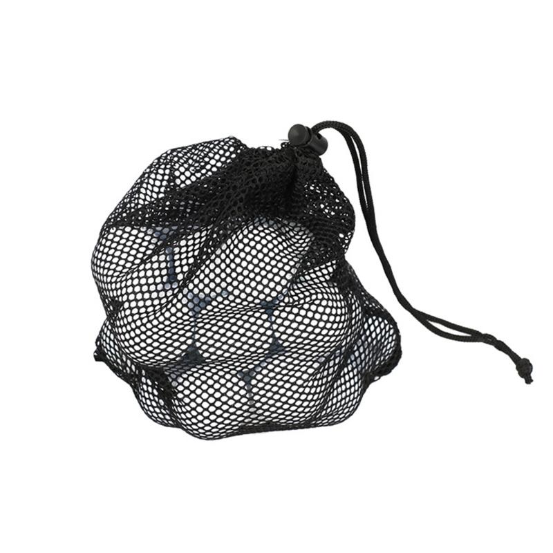 Golf Mesh Bags Small Sports Ball Net Bag Drawstring Pouch Nylon Mesh Bag Convenient Storage Organizer Golf Accessories