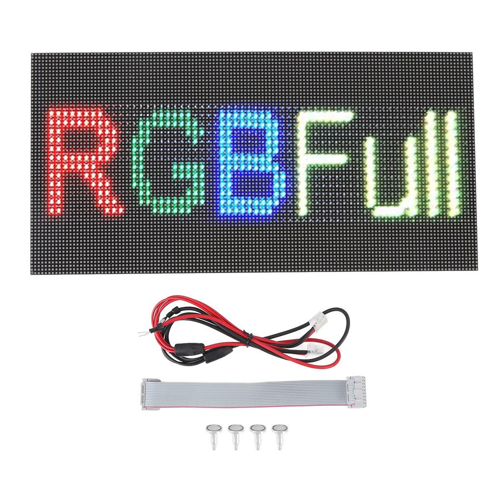 LED Programmierbares Schild Vollfarbe IP64 Regendicht Multifunktionales Laufschrift-Werbe-LED-Schild für