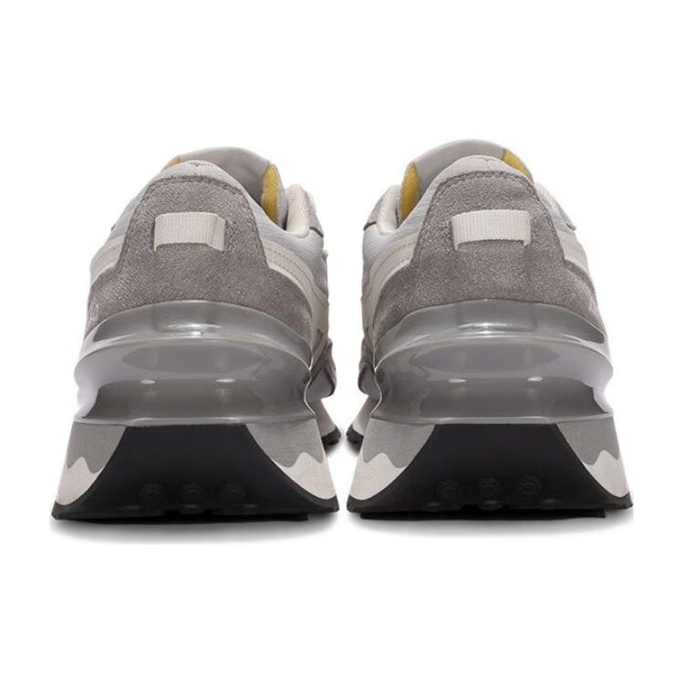 Mizuno LG 70s Sports Comfortable Mesh Synthetic Leather Non-Slip Wear-Resistant Low-Top Casual Running Shoes Unisex Sneaker Gray White D1GH213010
