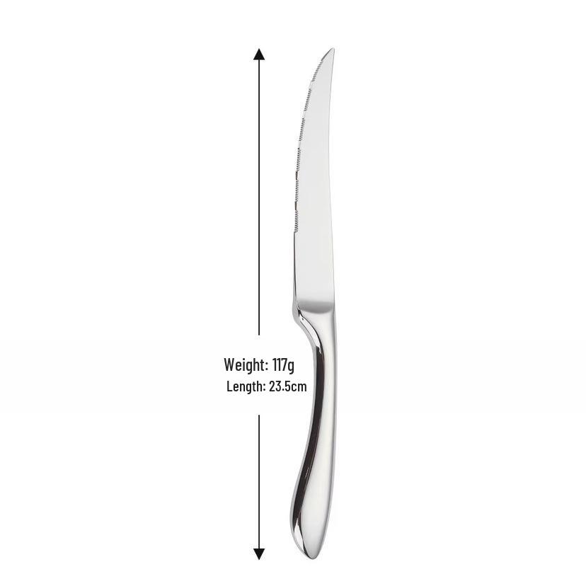 Elegantes 4-teiliges goldenes Besteckset: Messer, Gabel, Löffel aus 304 Edelstahl für Hotels