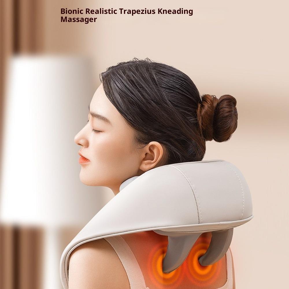 Neck Massager Authentic Back Waist Shoulder Automatic Multifunctional Neck Kneading Device Miracle Tool for Improving Circulation