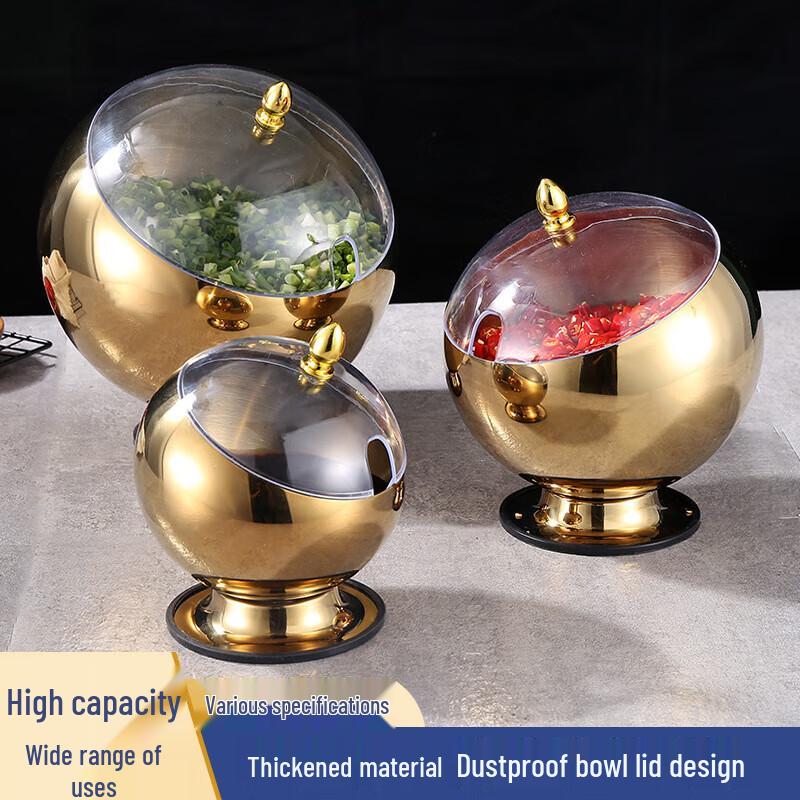 Xiyao Stainless Steel Slanted Condiment Bowl