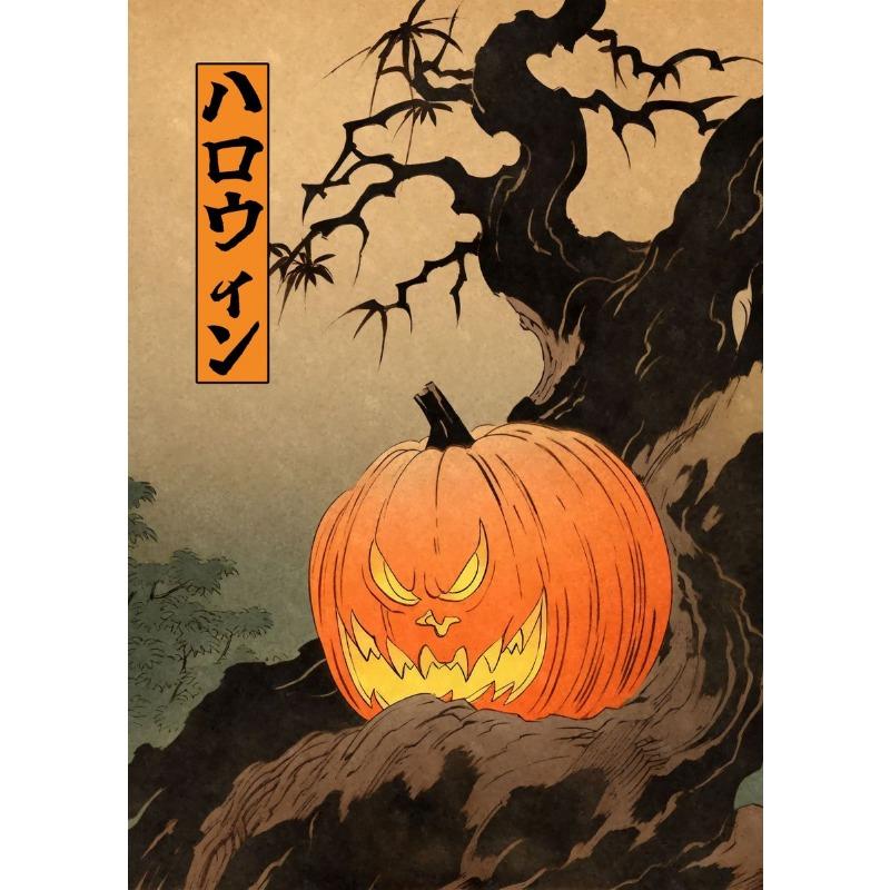 

Японский постер «Восстающие скелеты» Жуткий японский призрак Зомби Мумия Хэллоуин Искусство Настенные принты Холст Живопись Комната Домашний декор 21cm×30cm NoFrame