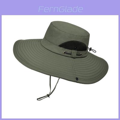 Fisherman Hat Summer Sun Protection Outdoor Cap With Wide Brim For Men