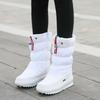Fashion Women's Snow Boots Platform Winter Boots Waterproof Non-slip Boots Plush Fur Mid-calf Boot Fashion Warm Women Boot Botas Mujer