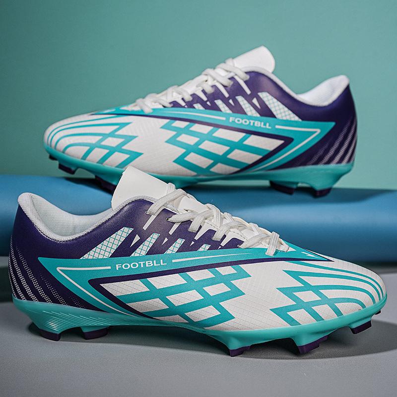 New Children's Low-top Football Shoes Broken Nails International Size Breathable and Non-slip Training Competition Universal