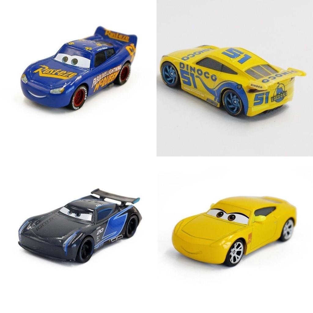 Detailed Cars 3 Champion Mcqueen Black Storm Jackson 51 Alloy Model For Kids