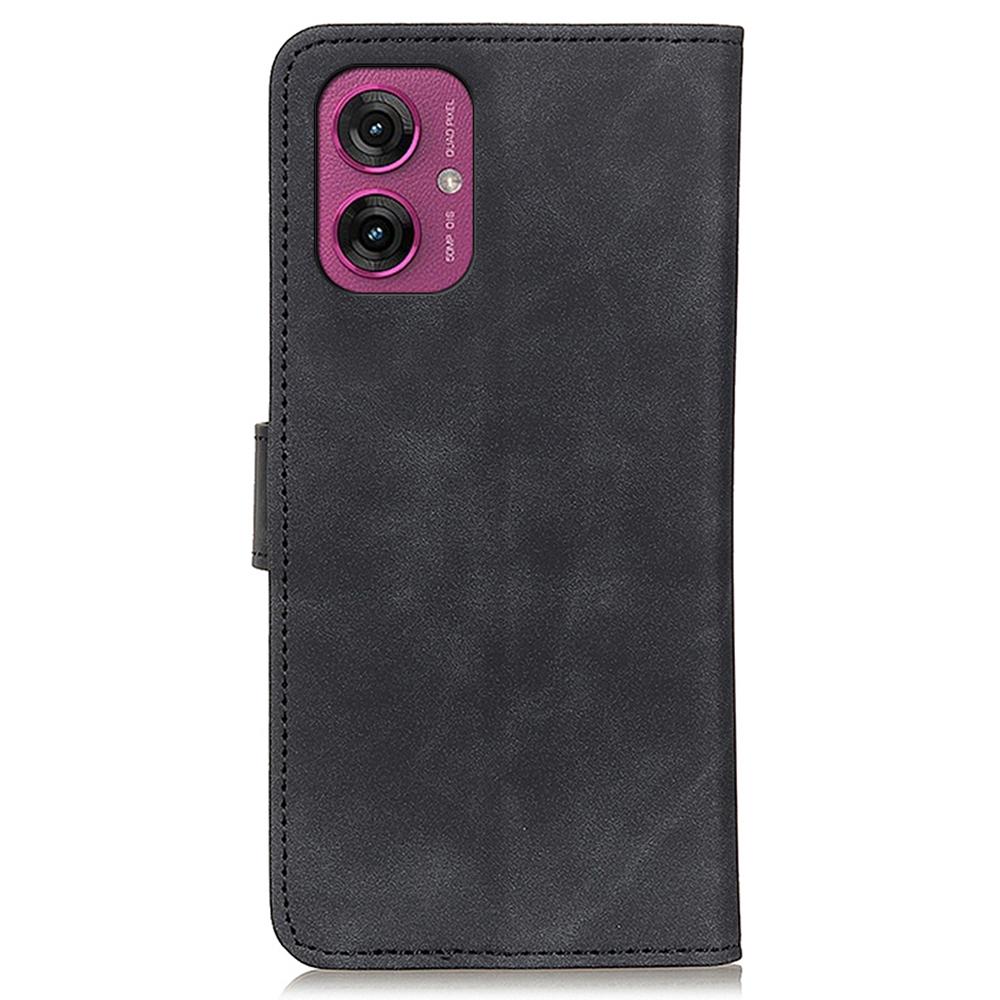 KHAZNEH For Motorola Moto G55 5G Case PU Leather Retro Texture Phone Cover