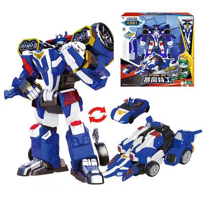 2 IN 1 Tobot Transformation Robot To Car Toy Korea Cartoon Brothers Anime Tobot Deformation Car Toys for Children Gift