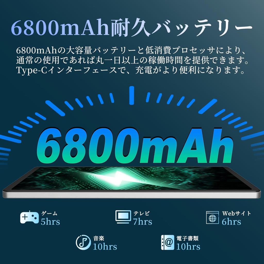 Bvlary Android WiFi Android Thin and Incell IPS Widevine L1 Child GMS Face Suitable for Kids and Seniors Tablet, 10-inch, 16GB+128GB+2TB Expansion,