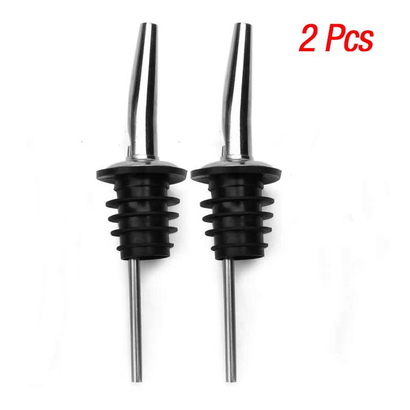 1-5Pcs Stainless Steel Wine Pourer Dispenser Nozzle Wine Corks Kitchen Supplies Bar Supplies Wine Pourer Stopper