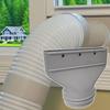 Convenient Flat Exhaust Hose Adapter For Air Conditioner Window