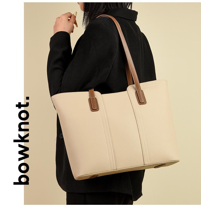 Large Capacity Women's Tote Bag - New Style Shoulder Bag for Work and Commute