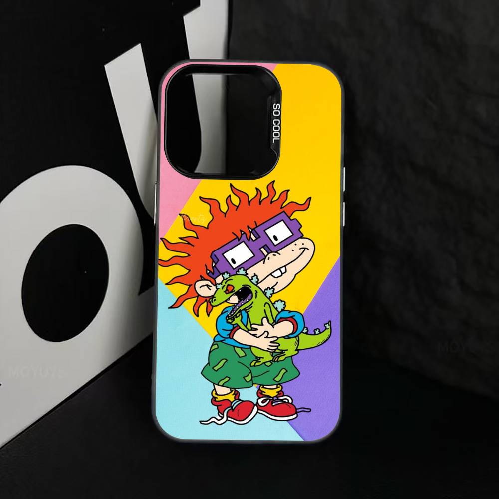

Rugrat C-Chuckie A-Angelica Phone Case For iPhone 17,16,15,14,13,12,11 Plus,Pro Max,XS,Colorful Silver Phone case Funda Cover iPhone17PRO