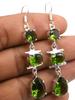 Peridot Gemstone Ethnic Handmade Drop Dengle Earring Jewelry ER 288