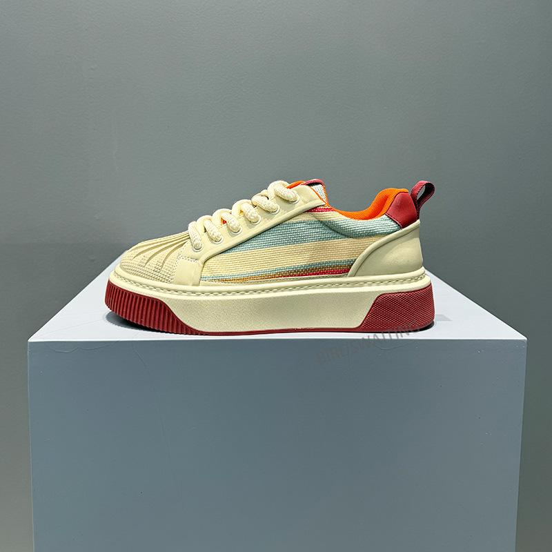 Shell Head Spring and Summer New Casual Platform Comfortable Low-top Board Shoes Cds