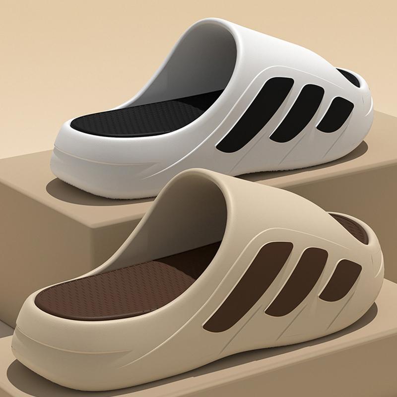 Men Slippers Slides with a Sense High Aesthetic Value External Wear Anti Slip Thick Bottom, Beach Cool Slippers for Men