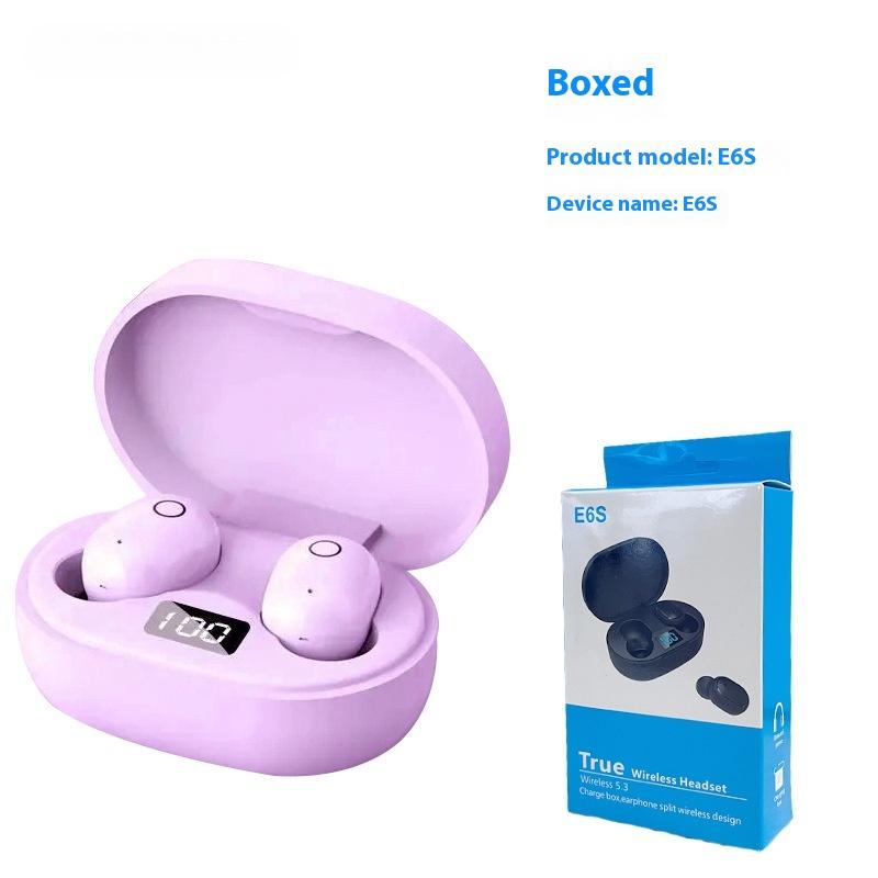 

Женские наушники Bluetooth беспроводные мини милые девушки высокое качество не болят уши удобные высокое качество звука E6S