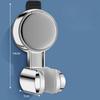 2pcs  Unique Horizontal Setting Suction Cup Handheld Shower Head Holder Large Shower Head Supports Relocatable Wall Mounted