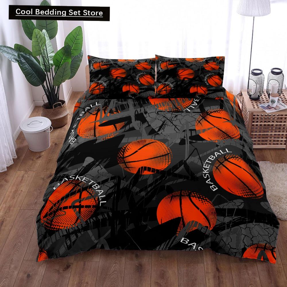 

Фантастический 3D-принт баскетбольный пододеяльник комплект односпальный двуспальный двуспальный двуспальный двуспальный двуспальный двуспальный комплект постельного белья домашний текстиль постельное белье EU single(135x200cm)