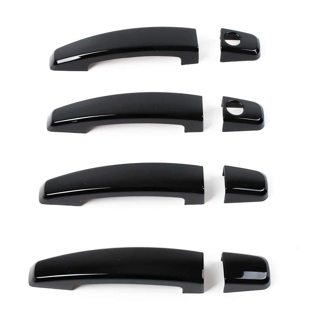 For Vauxhall Opel Corsa D Corsa E 2006 2007 2008 2009 - 2013 2014 ABS Carbon Black Car Door Handle Cover Trims Car Accessories