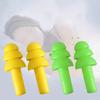 Silicone Earplug 5Pairs/Box Random Mixed Color Sound Insulation Ear Plugs Set Reusable Noise Reducing Ear Protector Supplies ZYF