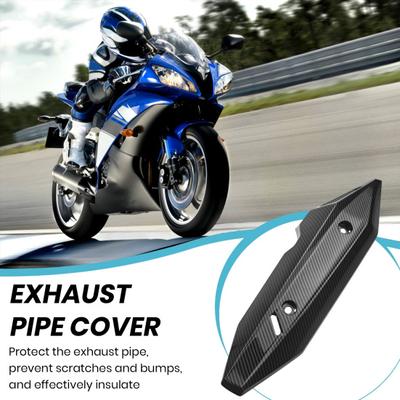 Motorcycle Exhaust Pipe Cover for Click 150/125 Heat Insulation Universal Motorbike Exhaust Tube Trim Protector Shield Guard Modification Replacement