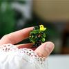 Mini Glass Animal Ornament Handcrafted Figurine Cute Animal Tiny Colored Glass Miniature for Desktop Bookshelf Decoration