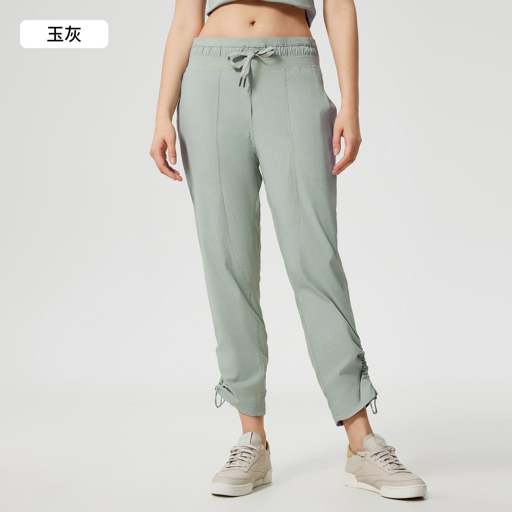 Spring and Summer Casual Sweatpants Women's Ice-feeling Quick-drying Breathable Running Fitness Pants Two Wear Leggings Straight Pants SS
