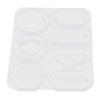 Silicone Mold Wax Flake Aromatherapy Perforated Silicone Pendant Drip Glue Mold Set for DIY HandMade