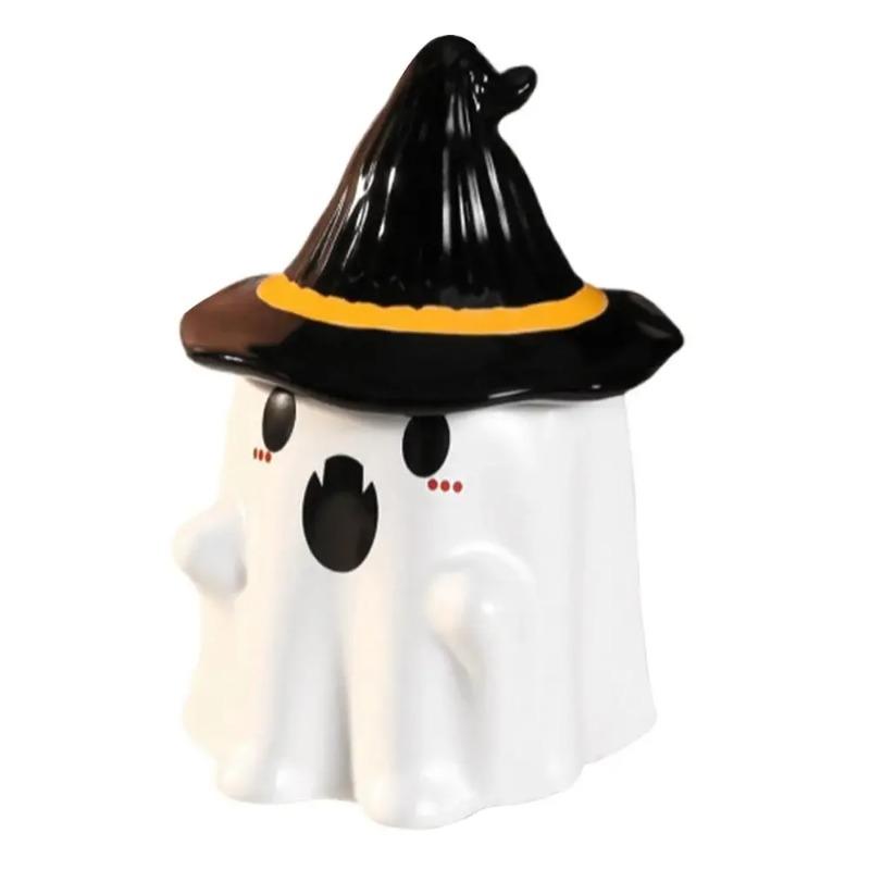 Halloween creative gift ceramic cup cute ghost shaped fun breakfast milk cup personalized mug funny coffee cup